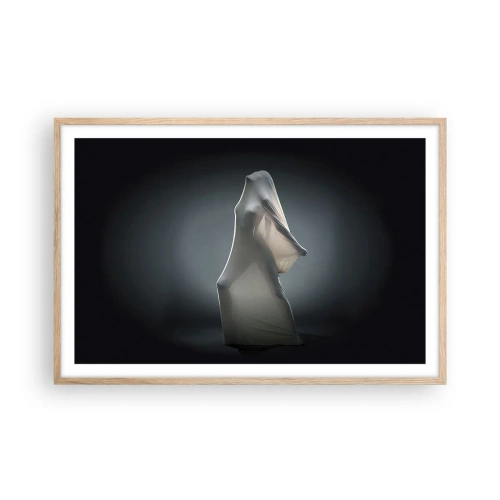 Pôster com moldura de carvalho claro - Desejos ocultos - 91x61 cm