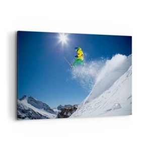 Quadro em tela - Dançando com as montanhas - 120x80 cm