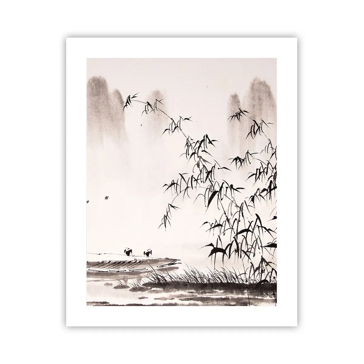 Pôster - O silêncio dos campos de arroz - 40x50 cm