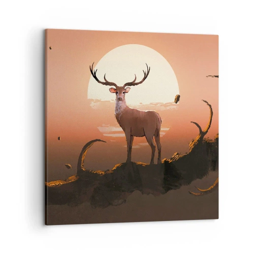 Quadro em tela - Esta noite é diferente de qualquer outra - 50x50 cm