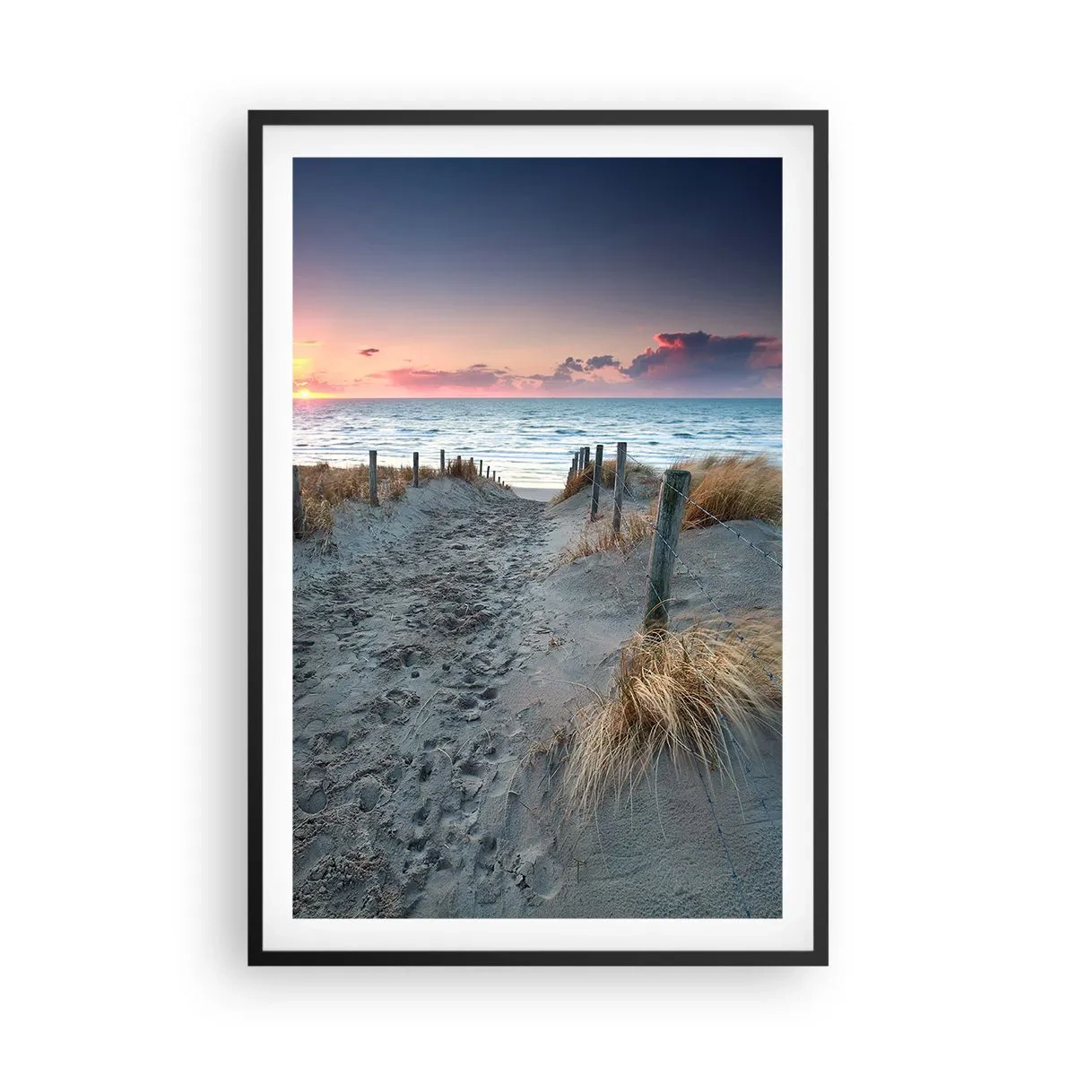 Pôster com moldura preta - Derramou um arco-íris de esplendor radiante.... - 61x91 cm