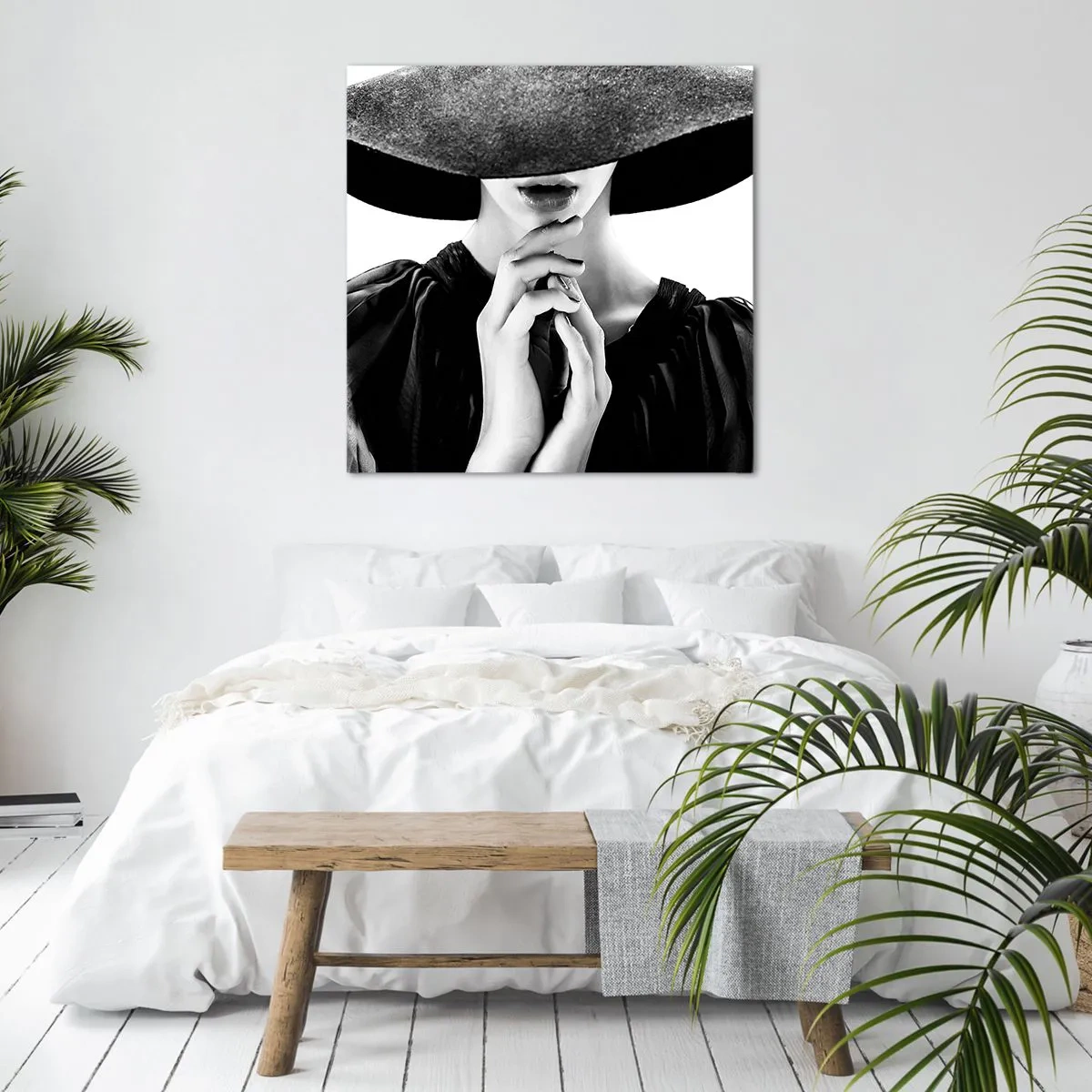 Quadro em tela - Beleza escondida - 50x50 cm