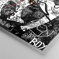 Mostrador com traços