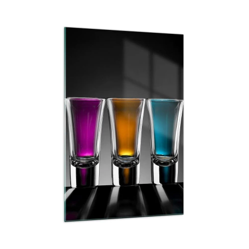 Quadro em vidro - Tons da alegria - 70x100 cm