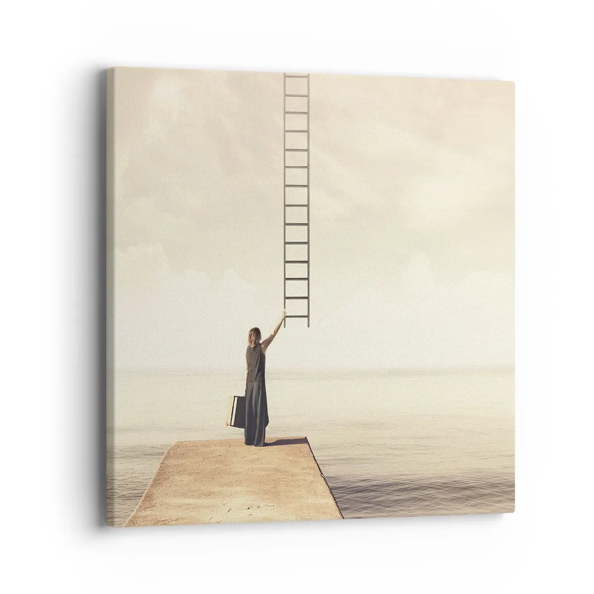 Quadro em tela - Uma viagem mágica - 40x40 cm