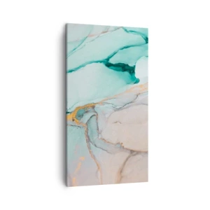 Quadro em tela - Dança das formas e cores - 45x80 cm