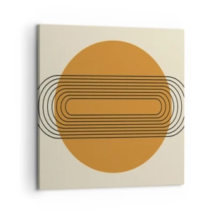 Quadro em tela - O plano perfeito - 60x60 cm