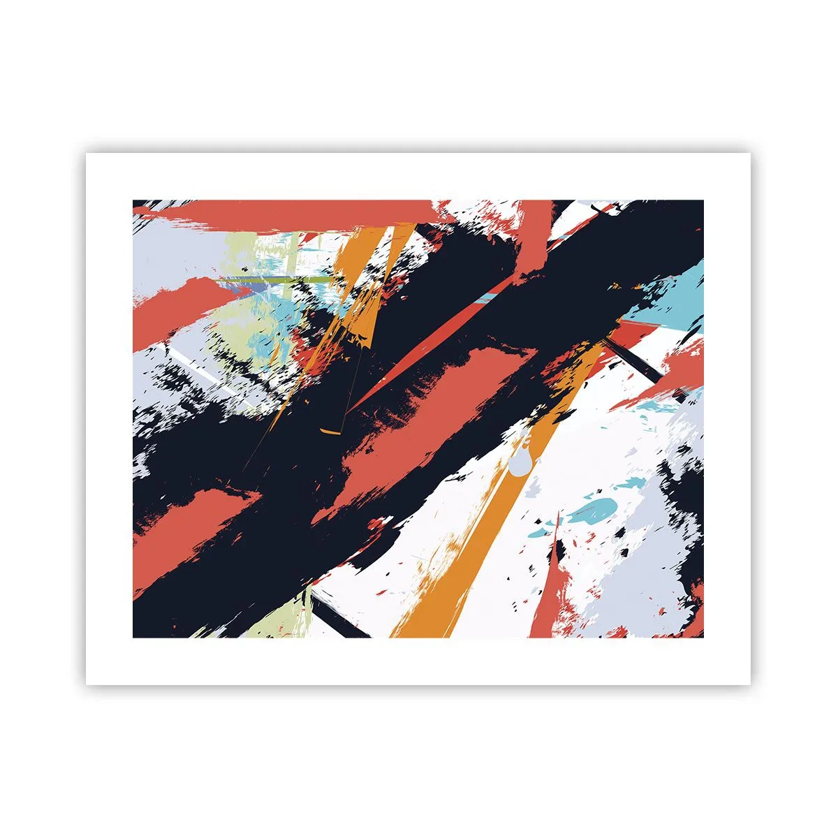 Pôster - Composição dinâmica - 50x40 cm