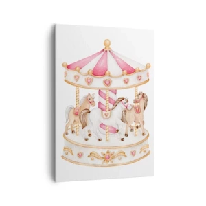 Quadro em tela - O doce mundo da infância - 50x70 cm