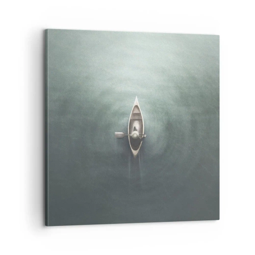 Quadro em tela - Através do lago da lua - 60x60 cm