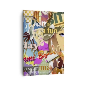 Quadro em tela - Flashbacks das férias - 70x100 cm