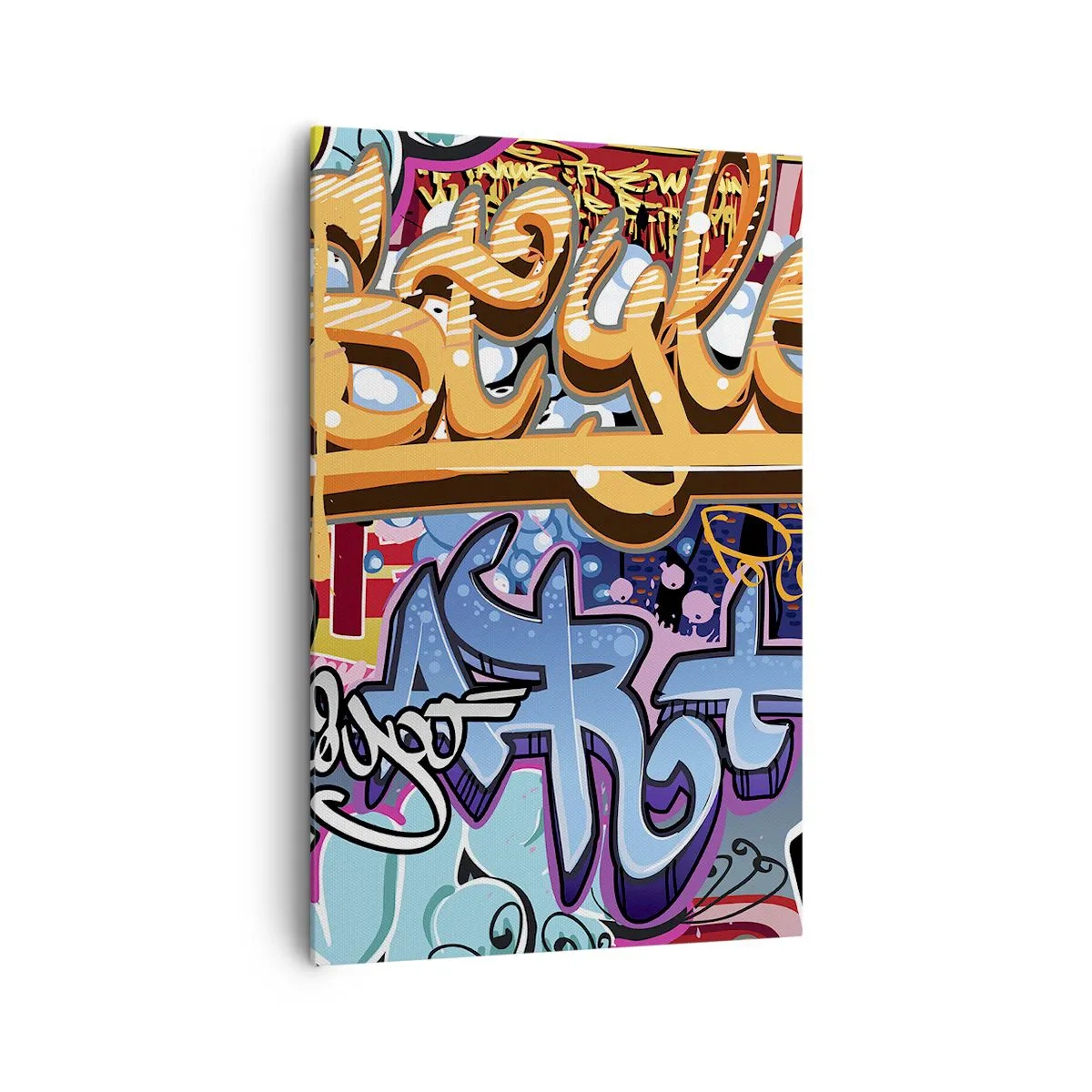 Quadro em tela - Murais, murais, murais... - 80x120 cm