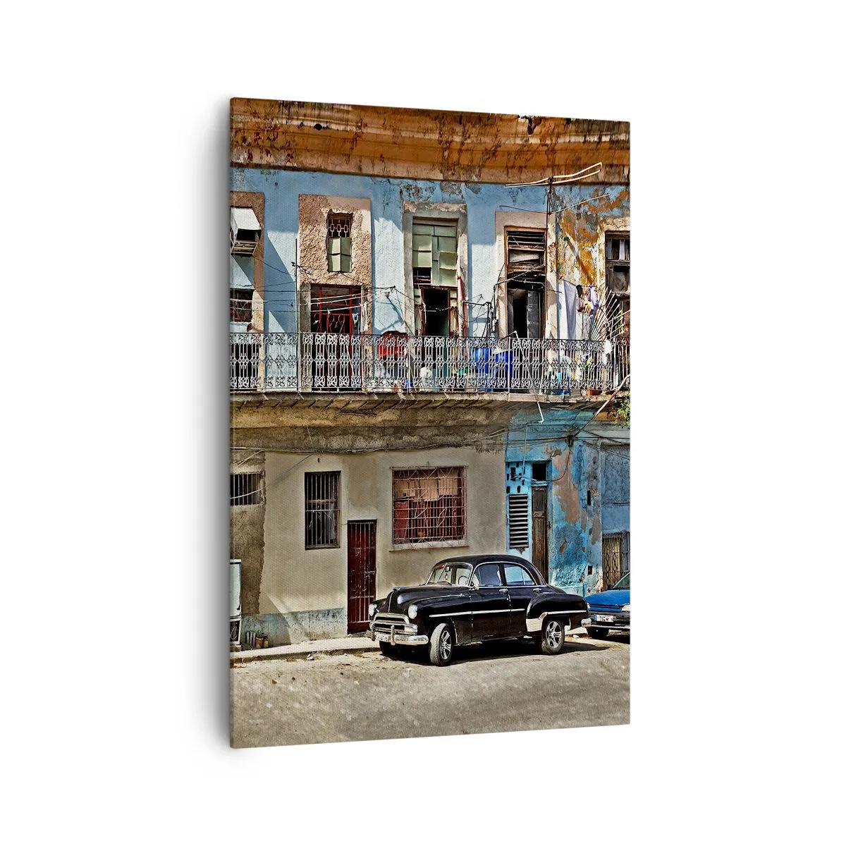 Quadro em tela - Vibrações de Havana - 70x100 cm