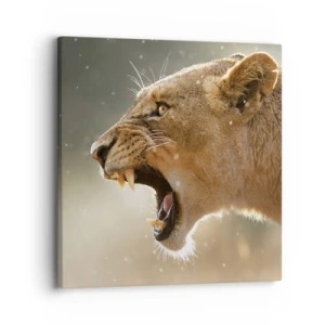 Quadro em tela - Tente não ouvir - 30x30 cm