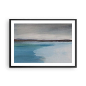 Pôster com moldura preta - Paisagem horizontal - 70x50 cm
