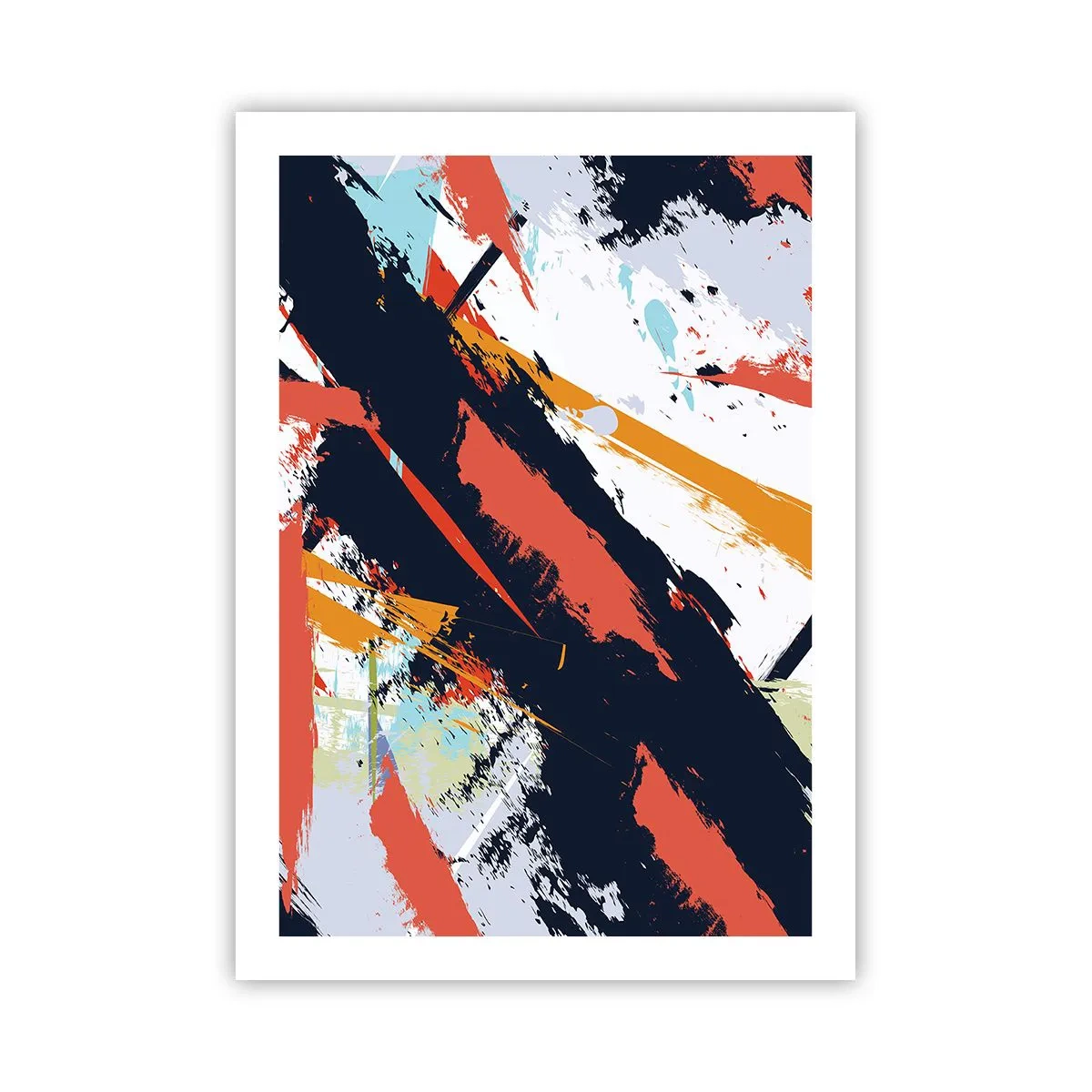 Pôster - Composição dinâmica - 50x70 cm