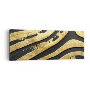 Quadro em tela - Tudo flui - 140x50 cm