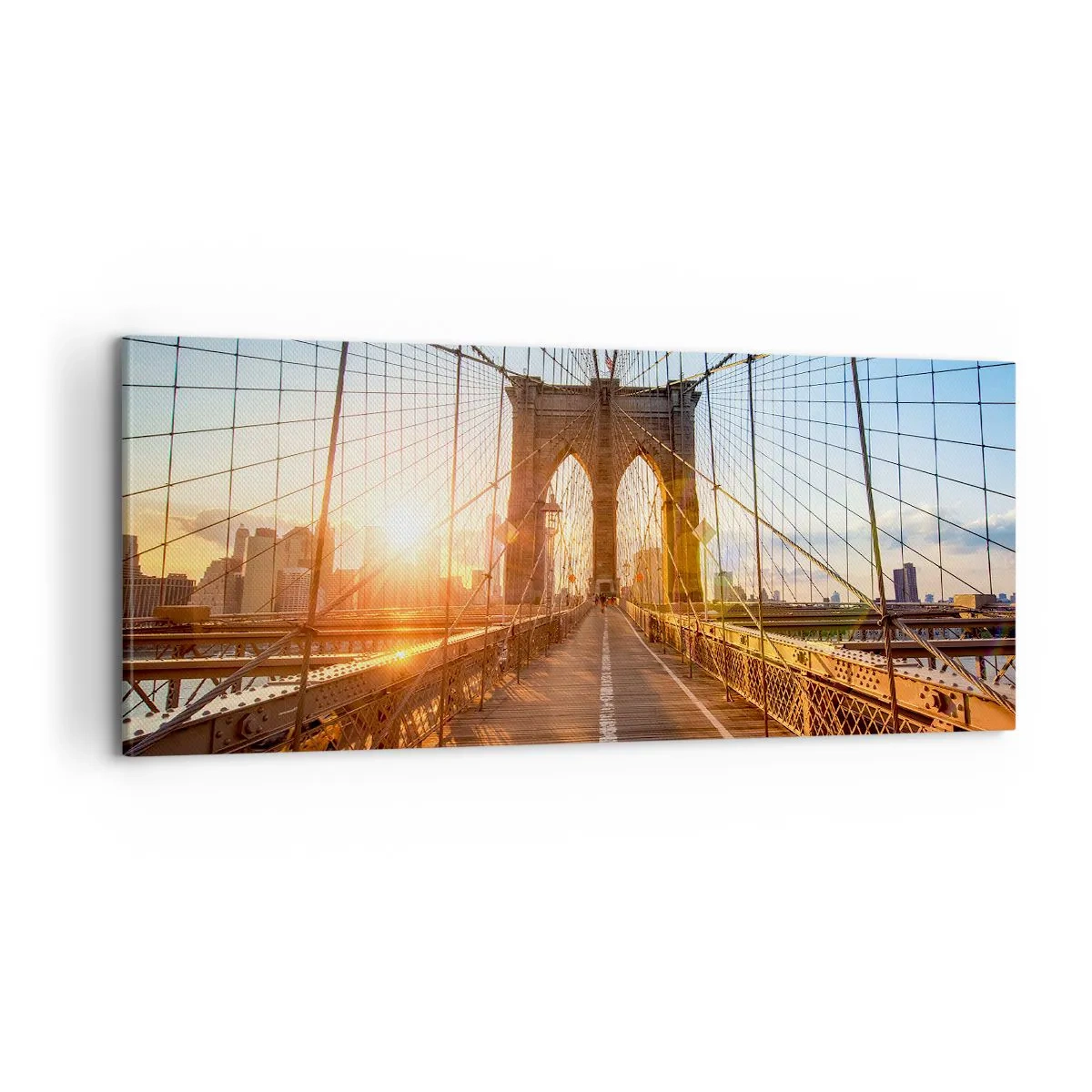 Quadro em tela - Na Ponte Dourada - 100x40 cm