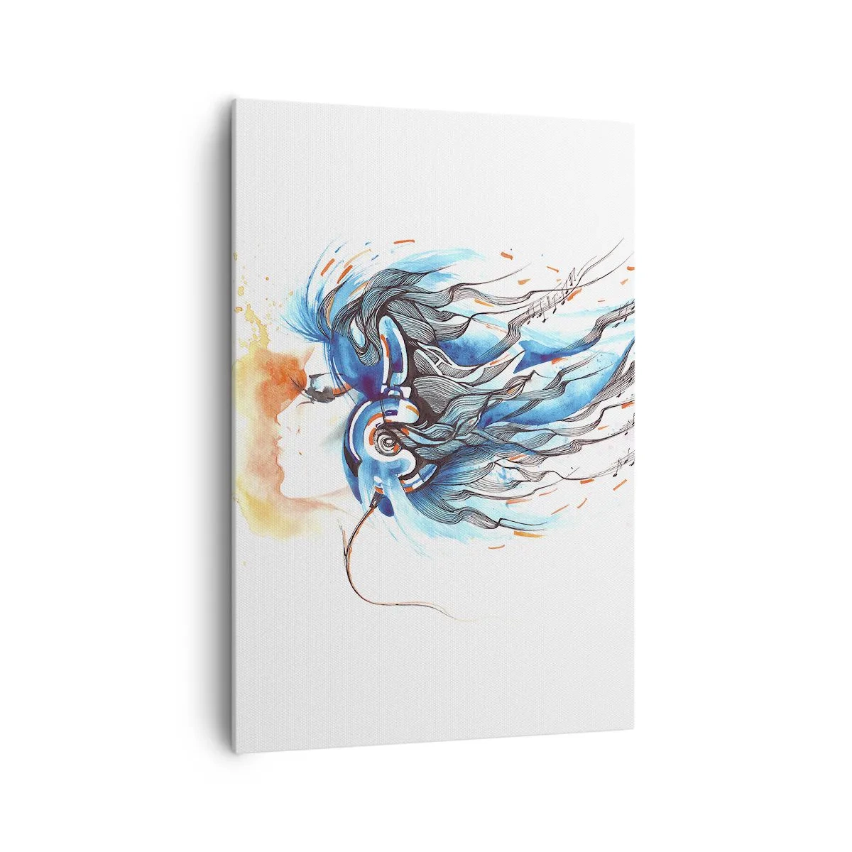 Quadro em tela - Deixe a música tocar - 70x100 cm