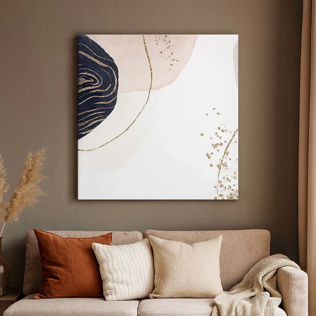 Quadro em tela - Tudo flui - 30x30 cm