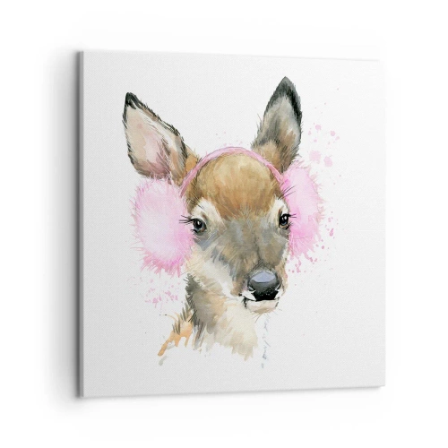 Quadro em tela - E o frio já não é assustador - 50x50 cm