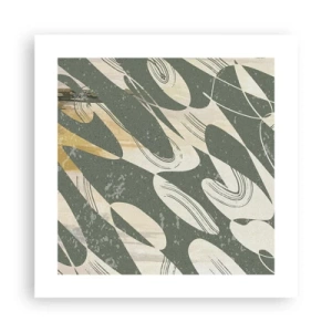 Pôster - Abstração rítmica - 40x40 cm