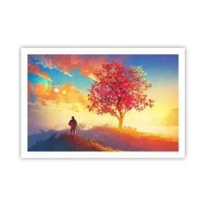 Pôster - O peregrino no seu destino - 91x61 cm