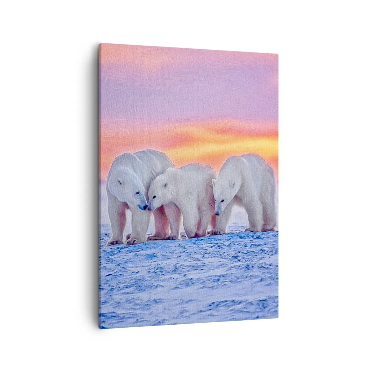 Quadro em tela - Tudo o que precisa é de aconchego familiar - 50x70 cm