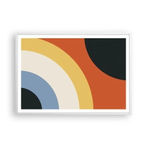 Pôster em moldura branca - Um para o outro - 100x70 cm