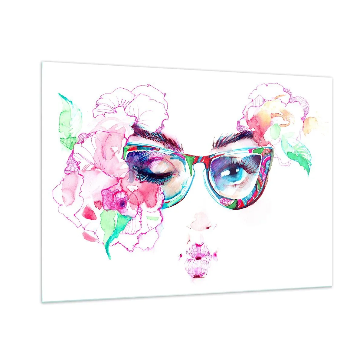 Quadro em vidro - Uma promessa tentadora - 100x70 cm