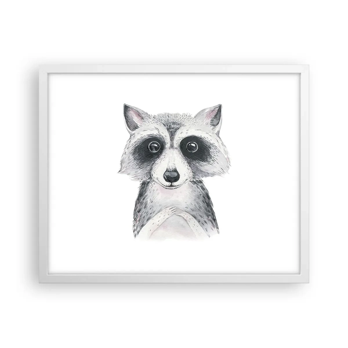 Pôster em moldura branca - Um momento de emoção - 50x40 cm