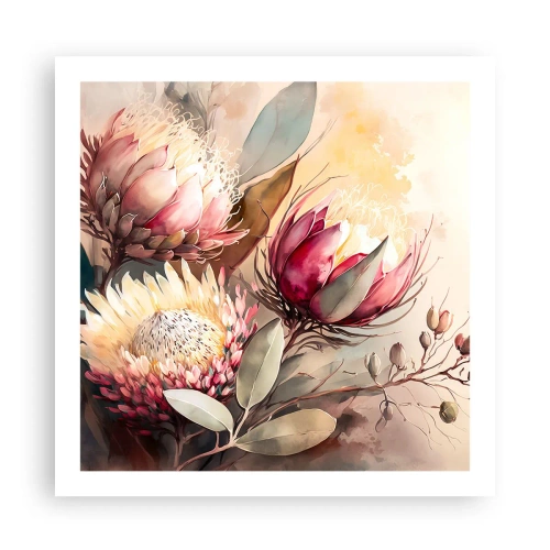 Pôster - De perfil e de frente - 60x60 cm