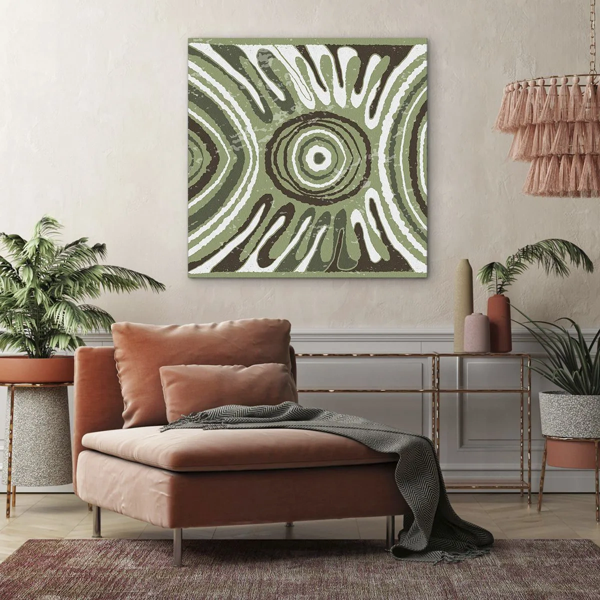 Quadro em tela - Uma explosão de emoções - 30x30 cm