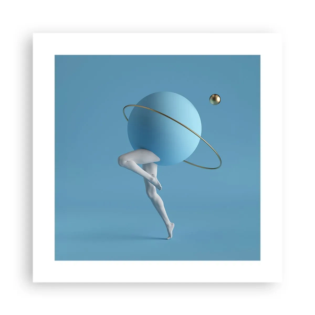 Pôster - Planetas a enlouquecer - 40x40 cm