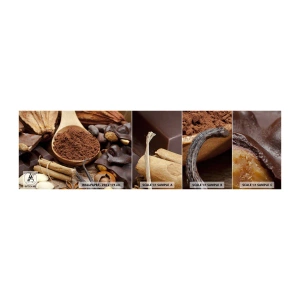 Amostra de Papel de Parede Standard Eco - O melhor para as tristezas - Gastronomia, Chocolate, Café - 100x30 cm