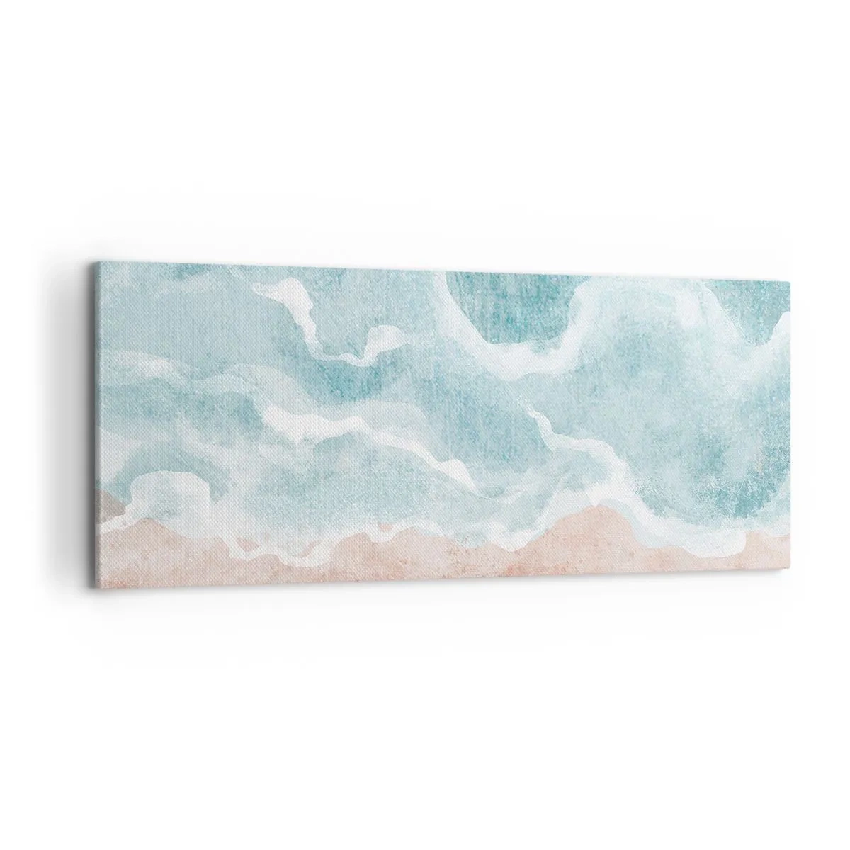 Quadro em tela - Abstração de nuvem - 100x40 cm