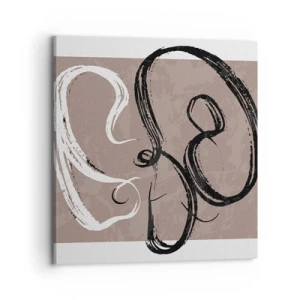 Quadro em tela - Composição – a busca pela plenitude - 70x70 cm