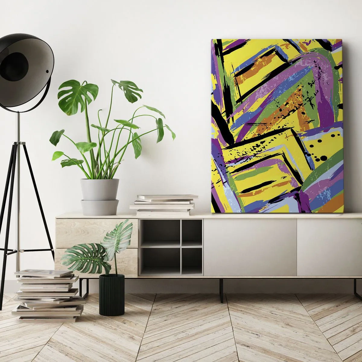 Quadro em tela - Grito de alegria - 50x70 cm