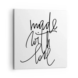 Quadro em tela - A melhor marca - 60x60 cm