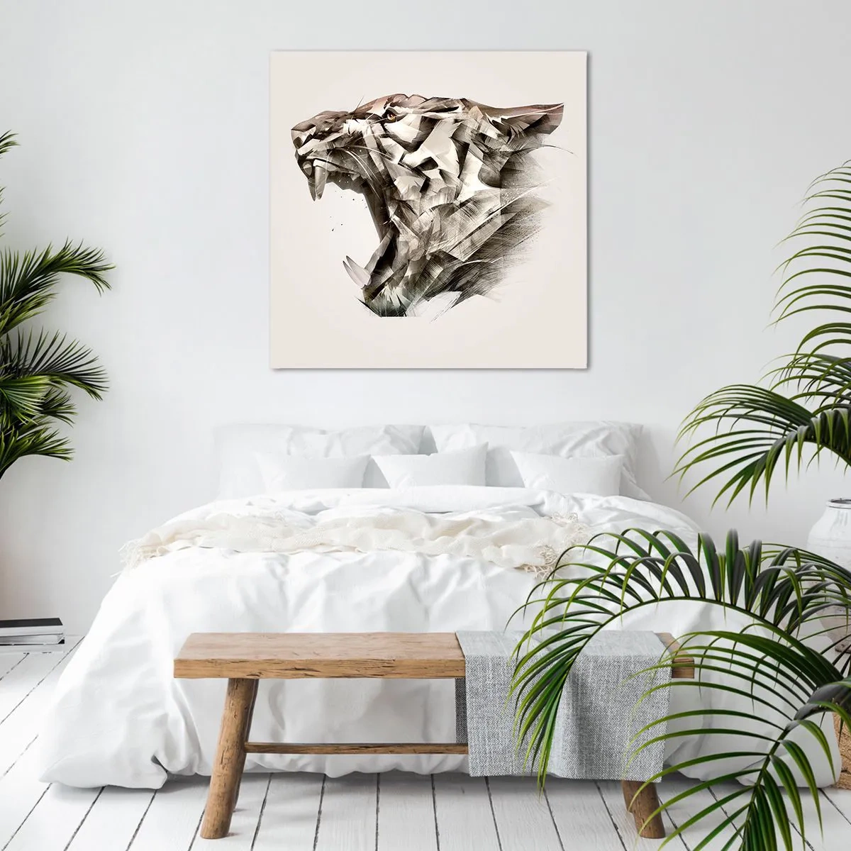 Quadro em tela - Já sabe quem está no comando - 60x60 cm