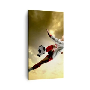 Quadro em tela - O céu do futebol - 45x80 cm