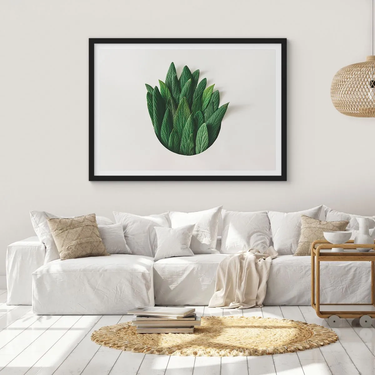 Pôster com moldura preta - Curiosidade indomável - 70x50 cm