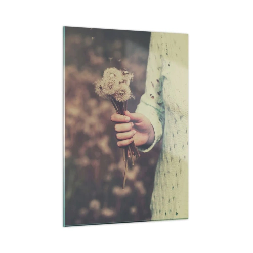 Quadro em vidro - Fique com isto, por favor - 50x70 cm