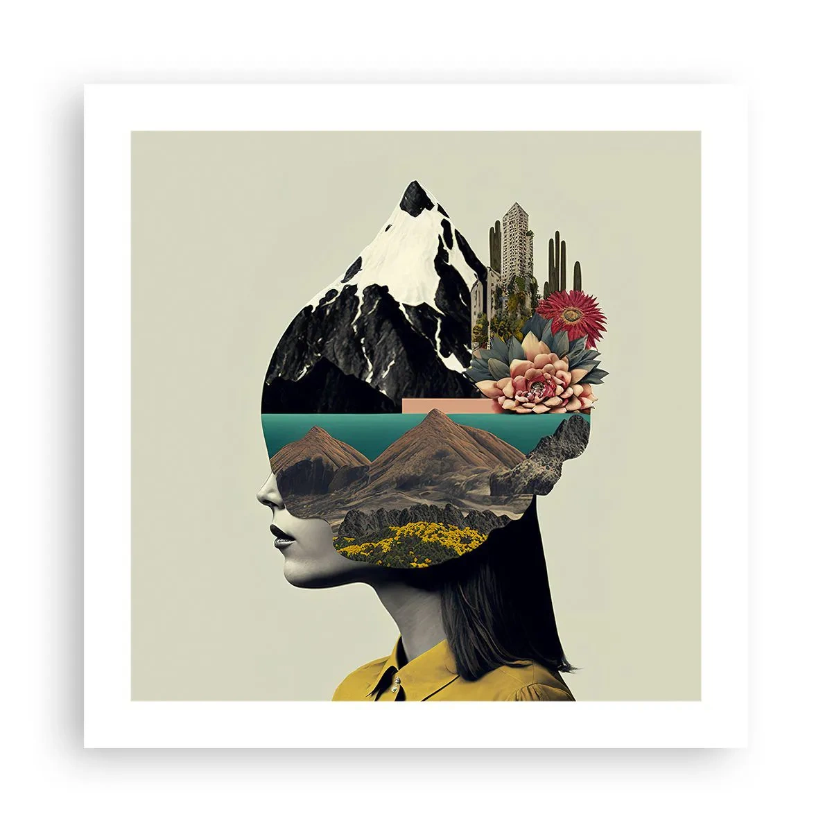 Pôster - Mulher – sempre um mistério - 50x50 cm