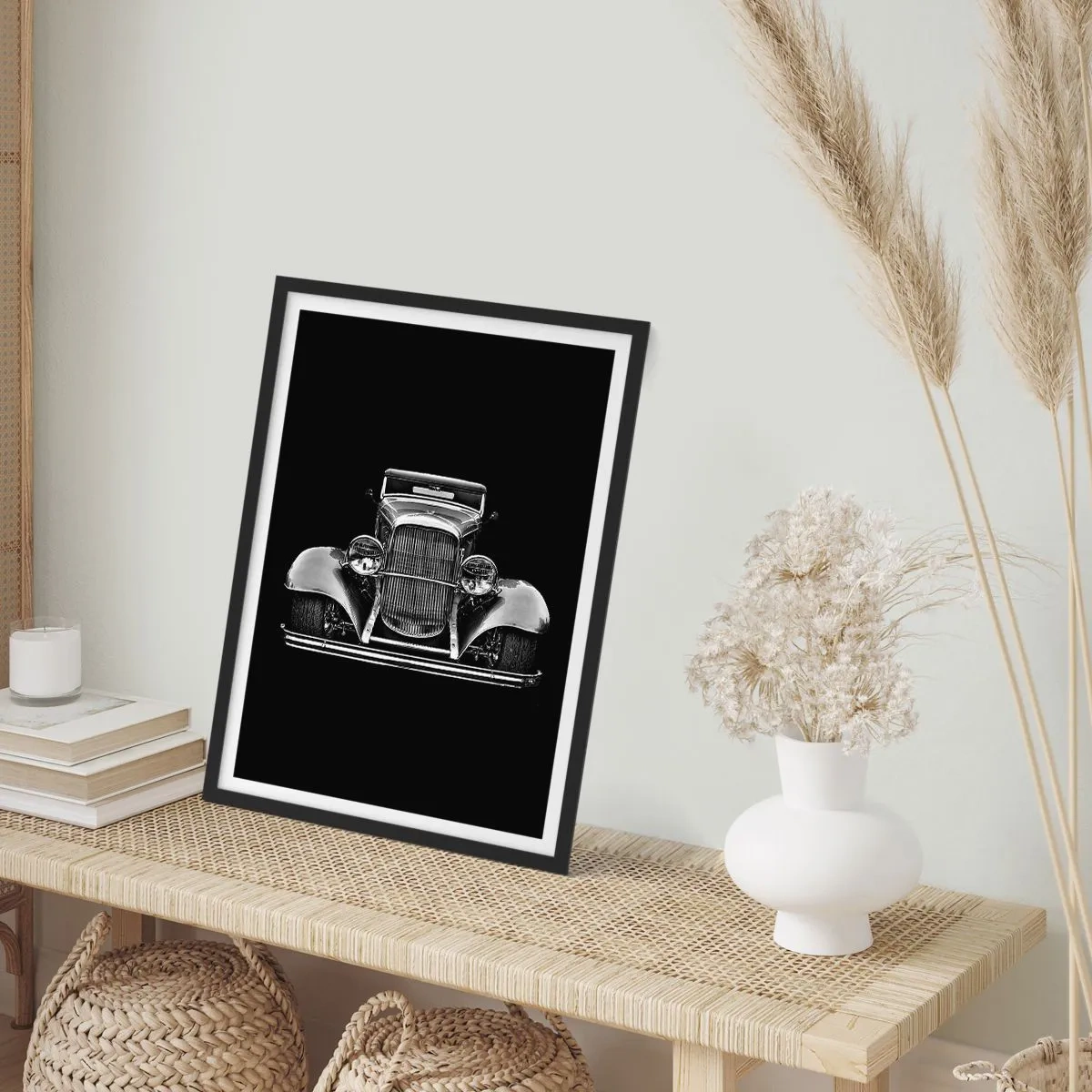 Pôster com moldura preta - Um verdadeiro general - 61x91 cm