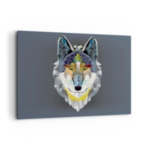 Quadro em tela - Quem não quer ser lobo, não lhe veste a pele - 120x80 cm