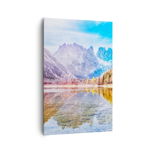 Quadro em tela - E nas montanhas é outono - 80x120 cm