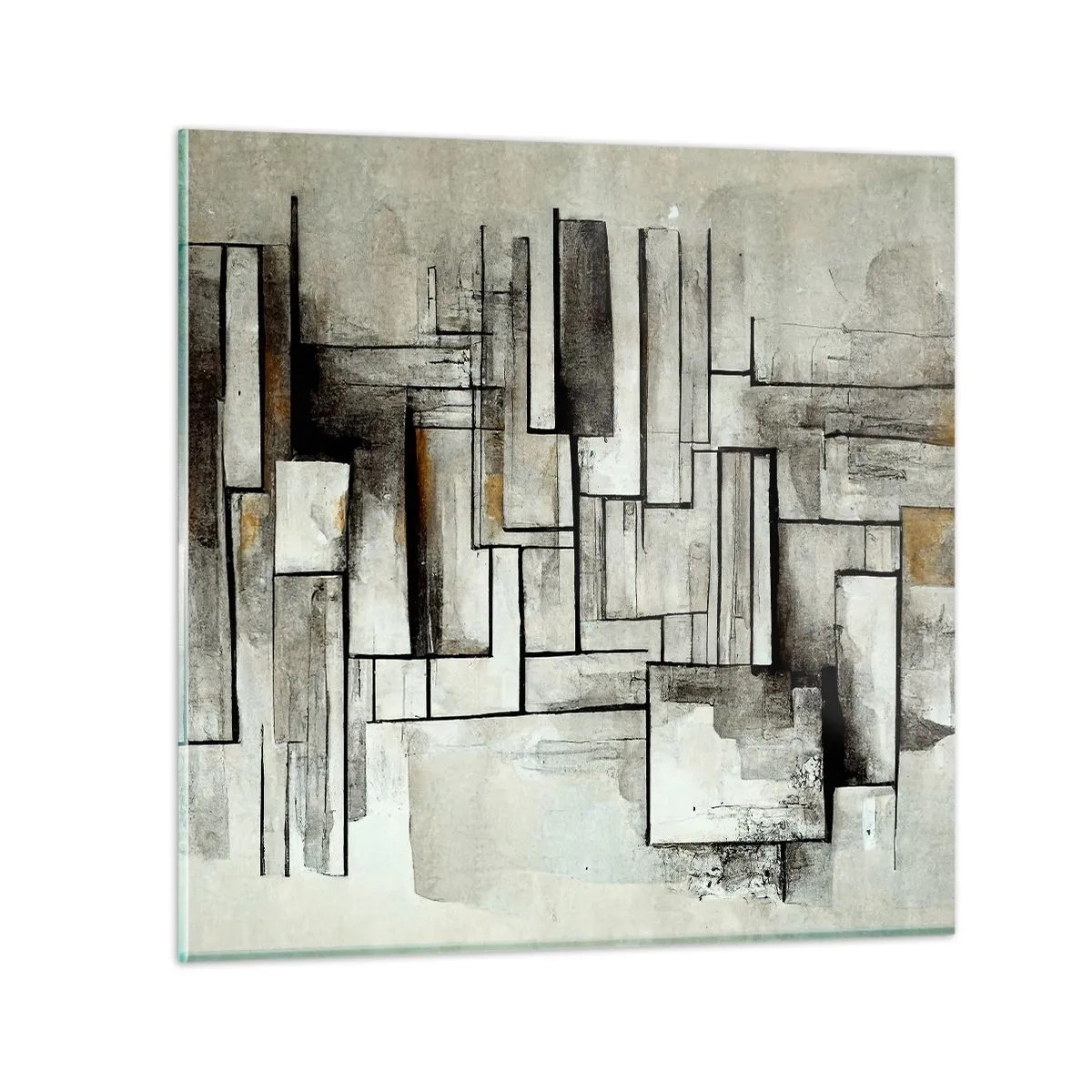 Quadro em vidro - O poder da simplicidade - 40x40 cm