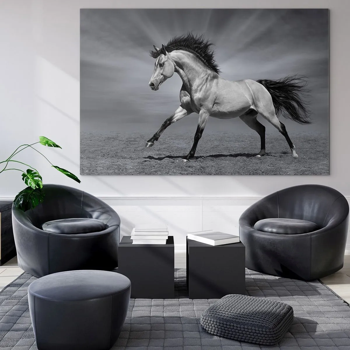 Quadro em vidro - Nascido para encantar - 100x70 cm