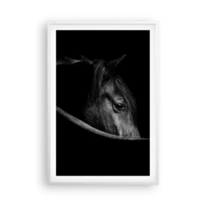 Pôster em moldura branca - Príncipe Negro - 61x91 cm